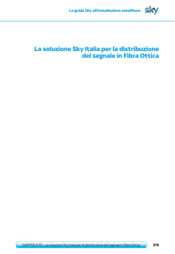 Manuale Sky Fibra Ottica - Residenza Montanara 53