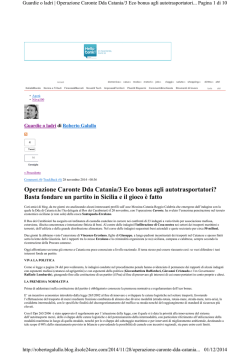 Operazione Caronte Dda Catania/3 Eco bonus agli autotrasportatori