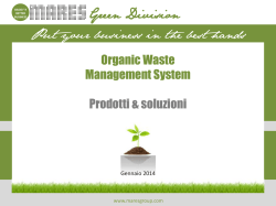 Scarica la brochure WASTE MANAGEMENT in pdf