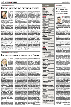 2014.11.10 CdT Opinione di Giorgio Calderari La farmaceutica