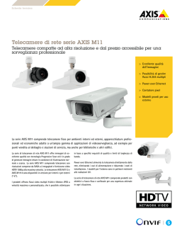 Telecamere di rete serie AXIS M11