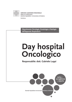 Day hospital Oncologico - Policlinico di Modena