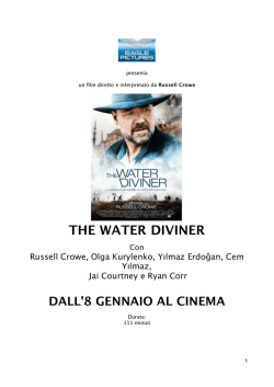 Scarica il pressbook completo di The water Diviner