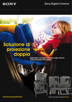 Soluzione di proiezione doppia