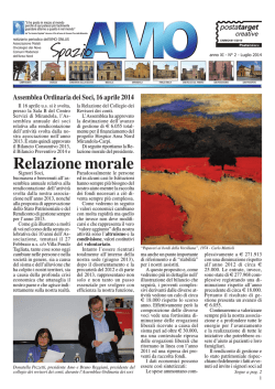 Luglio 2014 - AMO - Associazione Malati Oncologici