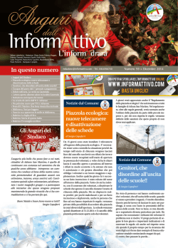 In questo numero