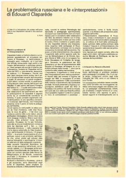 La problematica russoiana e le &laquo;interpretazioni&raquo; di Edouard