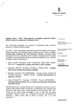 testo della risposta della g.r.