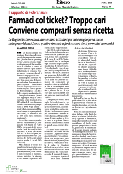 da pag. 16 17-DIC-2014 Diffusione: 104.543 Lettori: 312.000 Dir