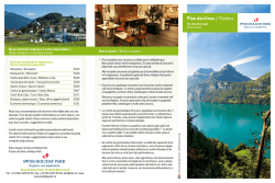 Plan des lieux / Piantina