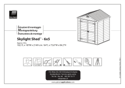 Skylight Shed™ - 6x5 - Migros