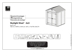 Skylight Shed&trade; - 6x5 - Migros