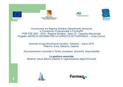 relazione Arturo Bianco