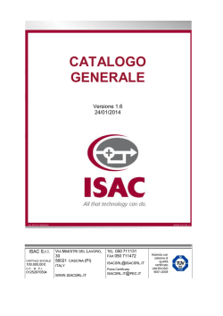 CATALOGO GENERALE