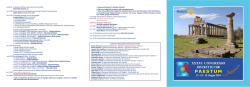 Il programma del congresso distrettuale di Paestum