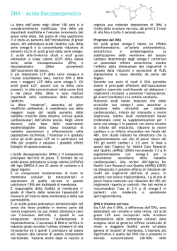 DHA - Acido Docosaesaenoico