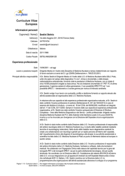 scarica il cv del responsabile scientifico - Pkg