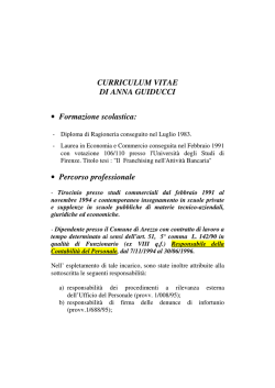 Guiducci Anna - Comune di Arezzo