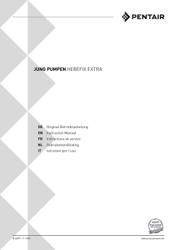 JUNG PUMPEN HEBEFIX EXTRA