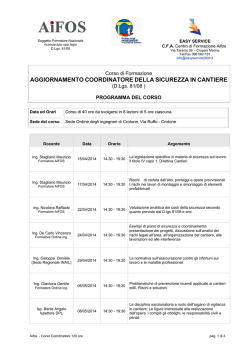 Scarica il programma - Ordine degli Ingegneri di Crotone