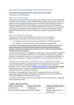 Scheda Laboratorio GA 2014.15