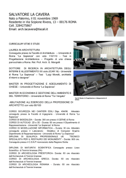 CURRICULUM VITAE 2014