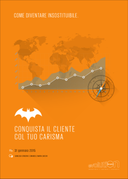 CONQUISTA IL CLIENTE COL TUO CARISMA