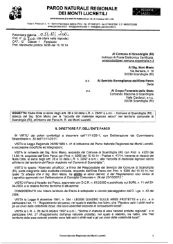PARCO NATURALE REGIONALE DEI MONTI LUCRETILI