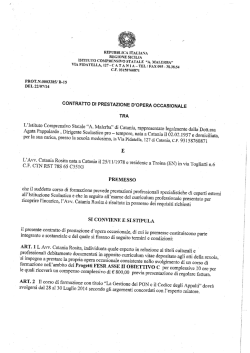 contratto avv. Catania Rosita