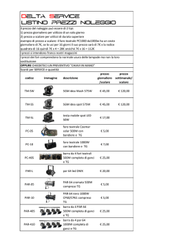 Listino Noleggio 2015-1