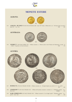 MONETE ESTERE