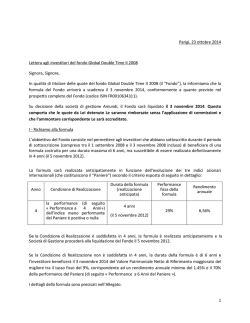 Comunicazione ai Partecipanti