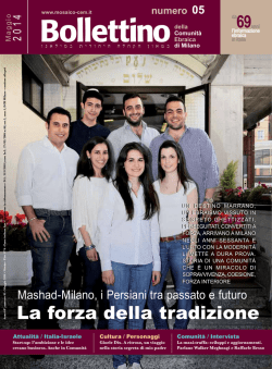 n&deg; 5 - Maggio 2014 Scarica il PDF