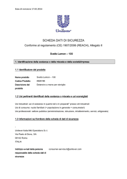 Download schede di sicurezza