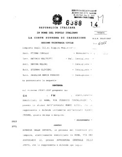 sentenza 19 marzo 2014 n. 6388
