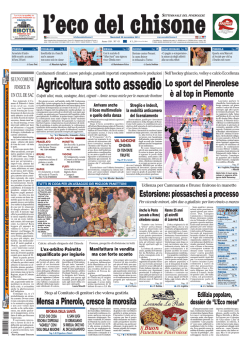 Lo sport del Pinerolese &egrave; al top in Piemonte