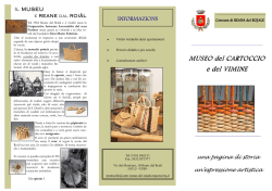 MUSEO del CARTOCCIO MUSEO del CARTOCCIO e del VIMINE e