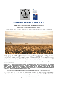 Programma Summer School