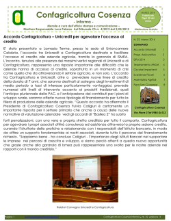 Numero 22 &ndash; MARZO 2014 - Cosenza