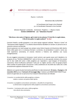 Regione Lombardia Montichiari (Bs) 21/02/2014