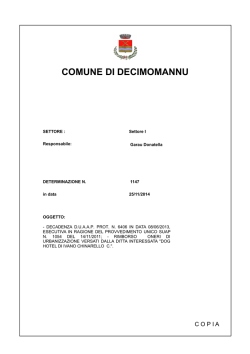 COMUNE DI DECIMOMANNU