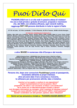 Puoi Dirlo Qui - Easy News Press Agency