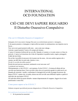 ocd brochure in italiano completa
