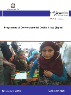 Italiano - Cooperazione Italiana allo Sviluppo