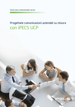 iPECS UCP - Brochure in Italiano