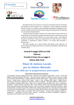 Locandina e programma 9 maggio