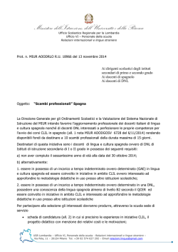 job shadowing spagna