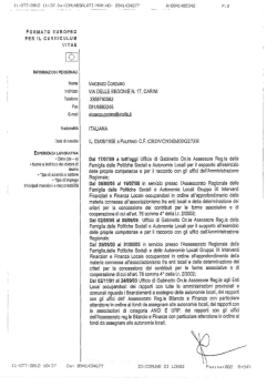 CURRICULUM CORDARO VINCENZO