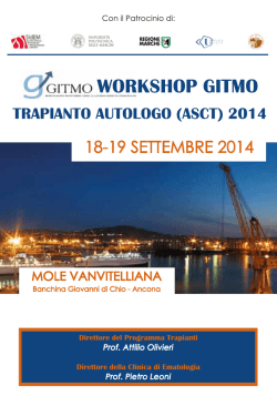 PROGRAMMA DEF - Universit&agrave; Politecnica delle Marche