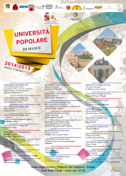 UNIVERSITÀ POPOLARE